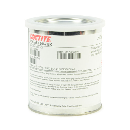 漢高樂泰STYCAST 2662 高溫環氧密封劑 黑色 1夸脫 罐裝